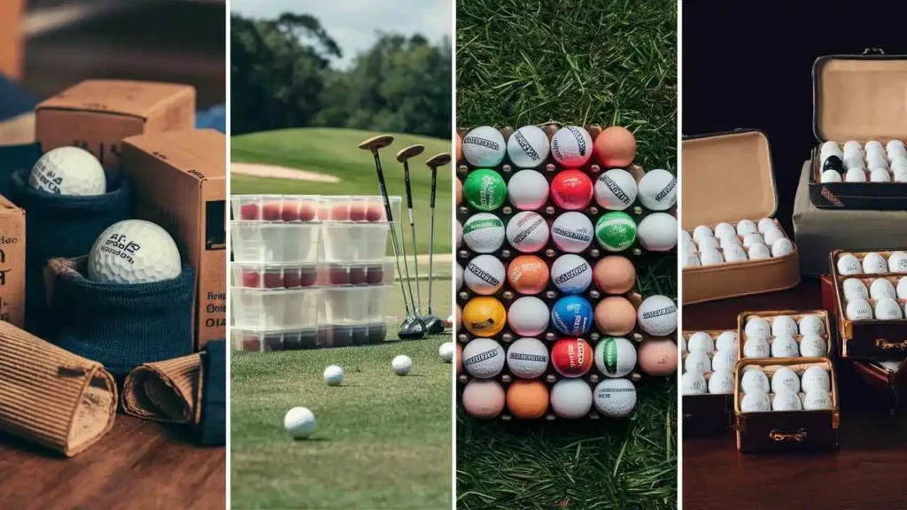 how to store golf balls