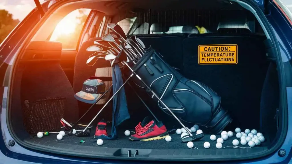 how to store golf balls and avoid them in car