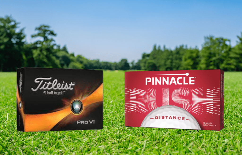 Pinnacle rush vs titleist trufeel