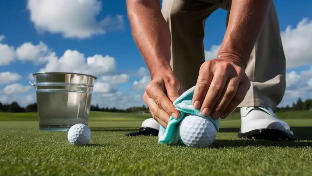 best way to clean golf ball