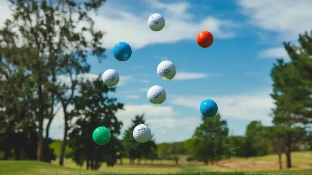 which color golf ball is easiest to see in flight