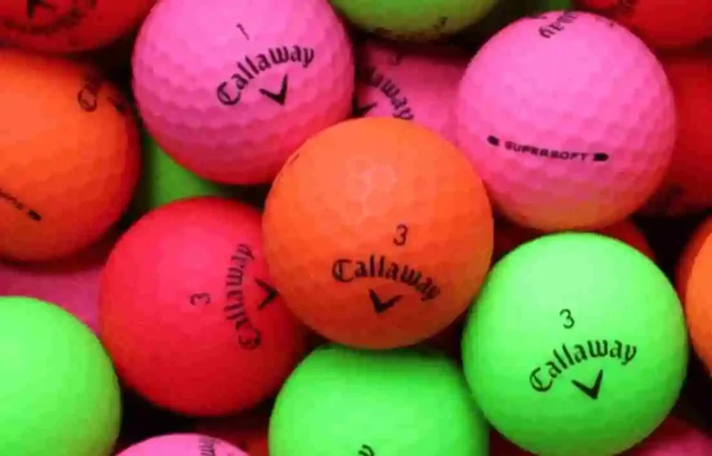 Callaway supersoft golf ball review visual appearance