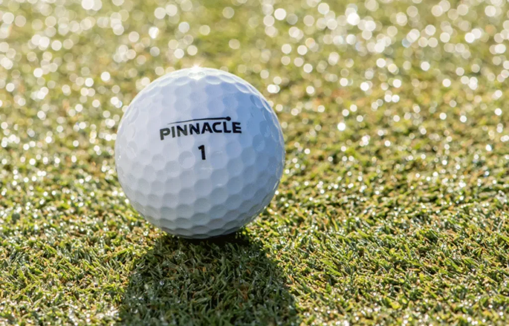 pinnacle rush golf ball review visual appearance