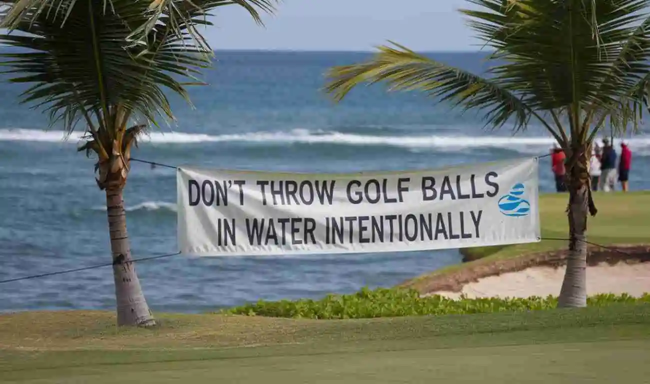 is it legal to hit golf balls into the ocean 2