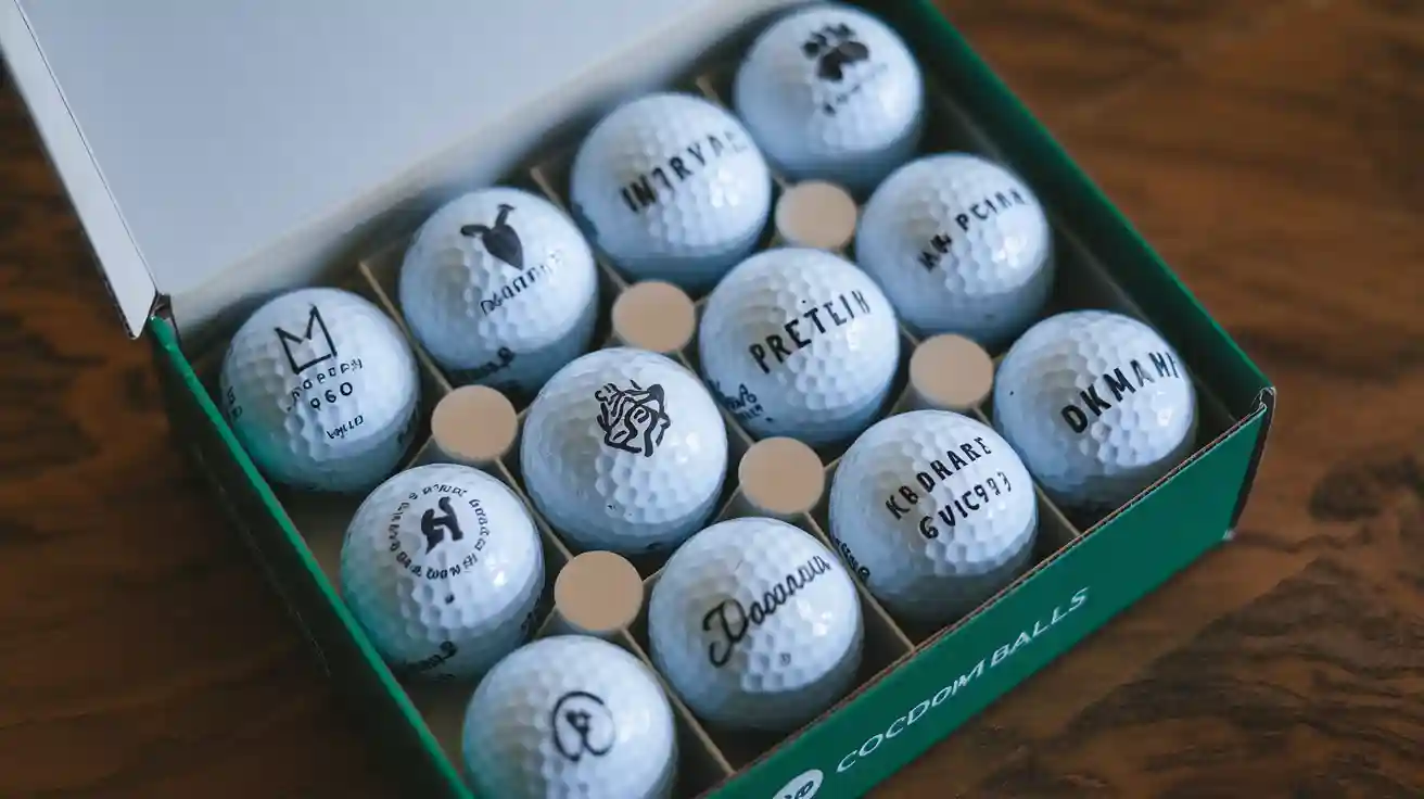 personalized golf ball branding box